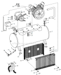 Page A Diagram and Parts List for CI103129HPMS 2006 Campbell Hausfeld Compressor
